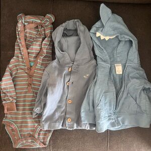 Adorable Baby Hoodies and Onesie Set